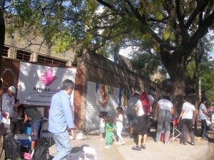 La Fundación AMMAR y su stand en el Festival por la Memoria la Verdad y la Justicia.