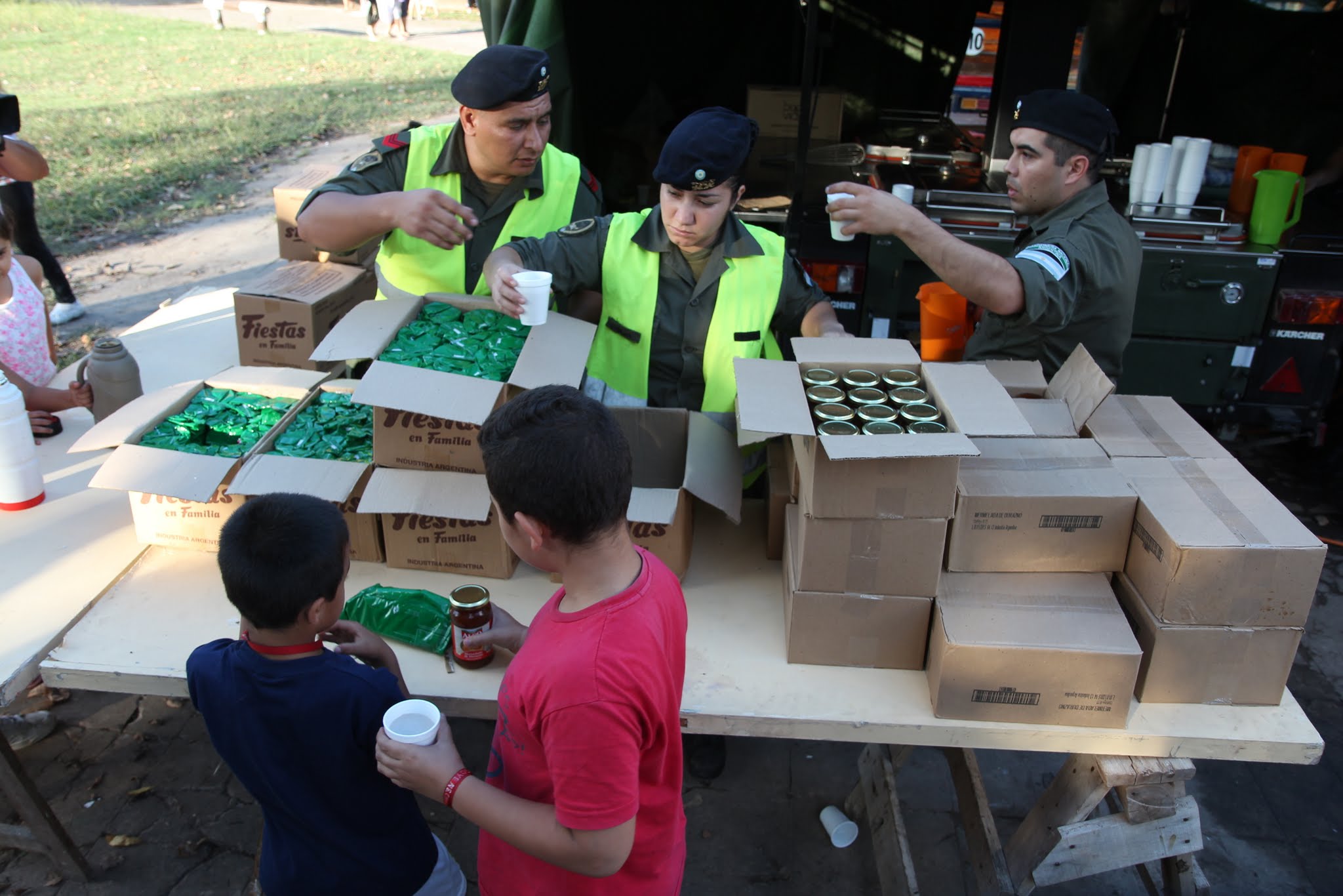 Solidaridad en el Barrio Mitre