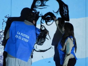 Mural por el dí­a del trabajador