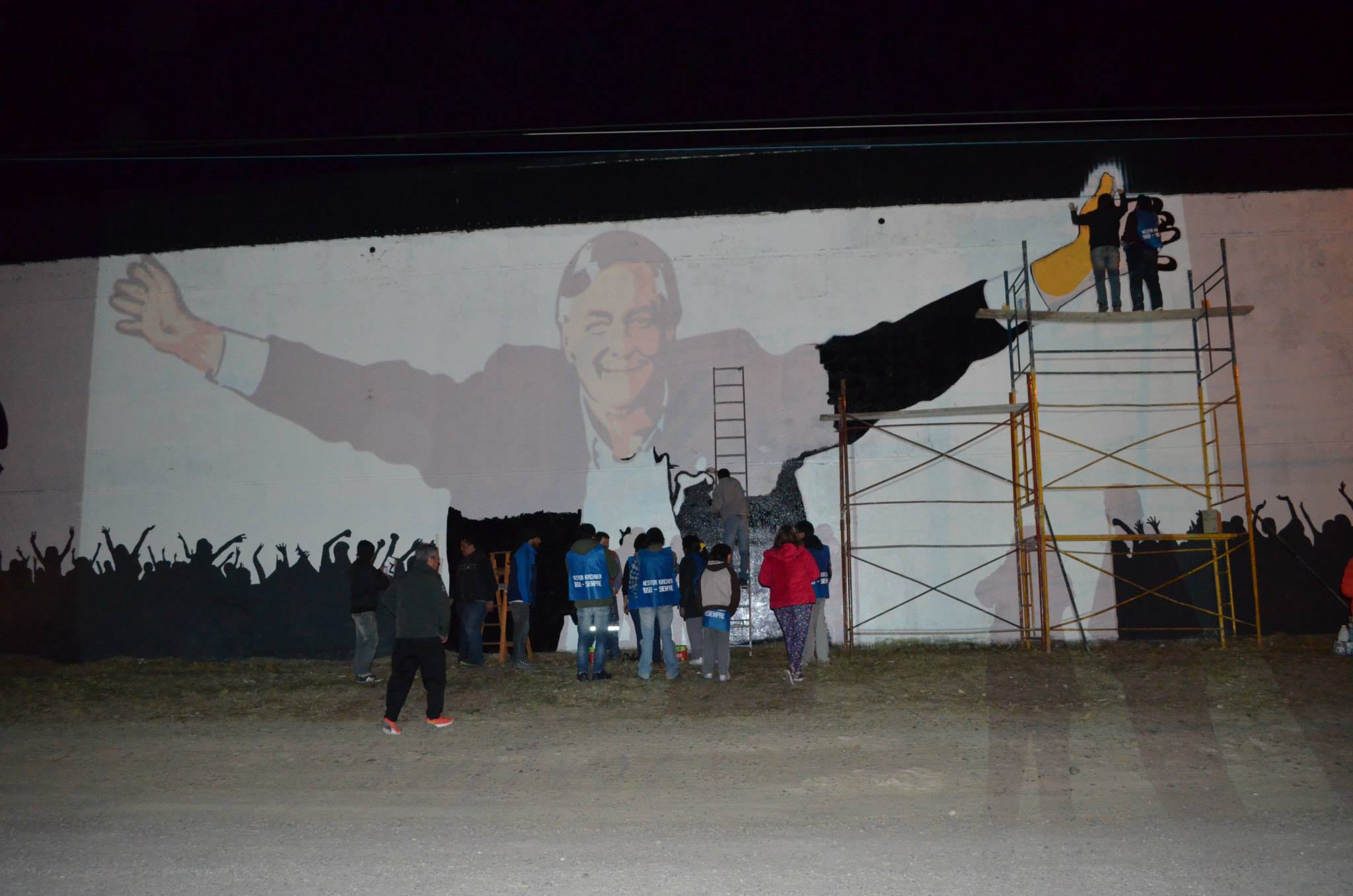 Mural Homenaje Río Gallegos