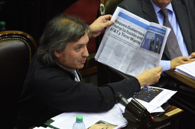 Discurso de Máximo Kirchner sobre proyecto de Ley de Defensa de la Competencia