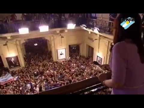 Nos quedamos con el canto y la alegria 