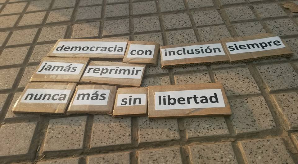 Homenaje a los pañuelos en Villa Mercedes