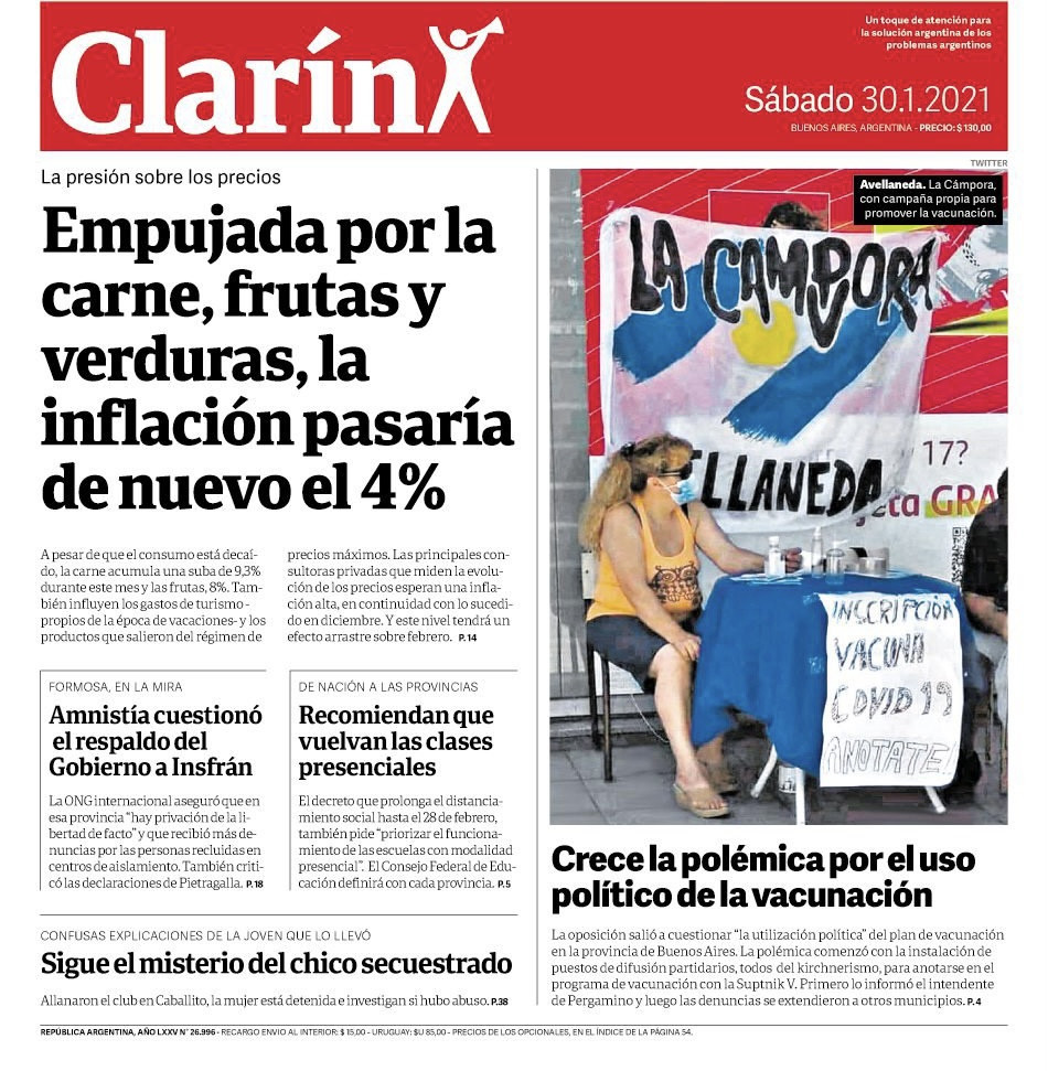 USO DE LOCALES DE LA CAMPORA PARA VACUNACIÓN