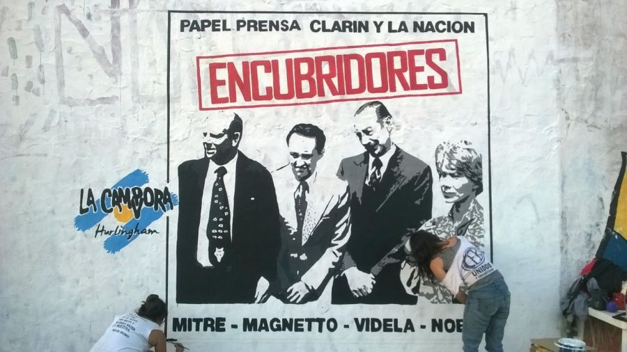 ENCUBRIDORES: murales en todo el paí­s por Papel Prensa
