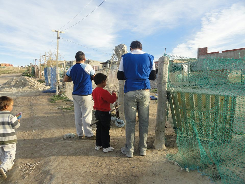 La militancia en las calles de Puerto Madryn