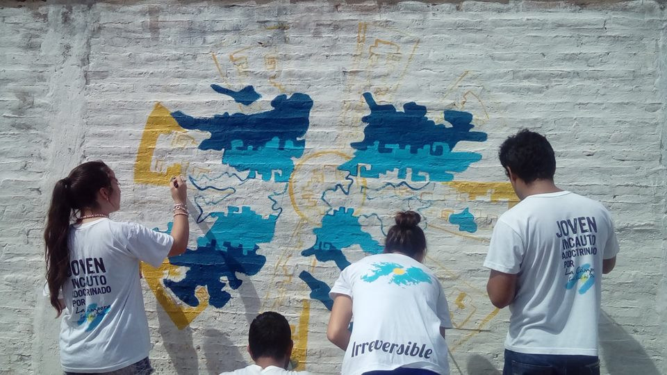 Murales reclaman por Malvinas