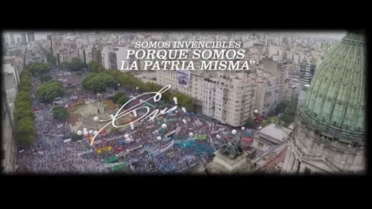 Homenaje a Eva Perón: Somos invencibles, porque somos la Patria misma