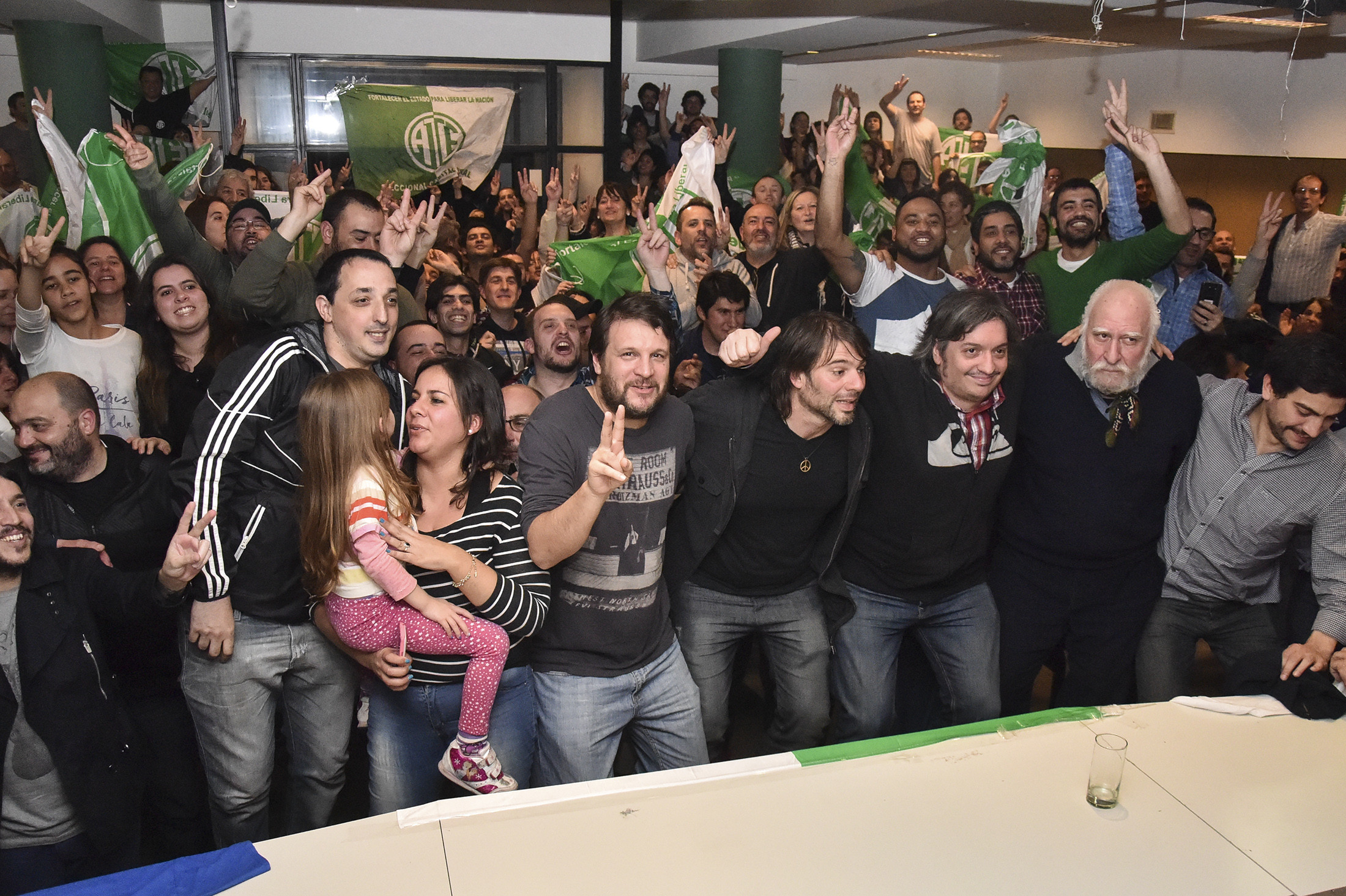 Máximo Kirchner participó de un encuentro con delegados de ATE Capital