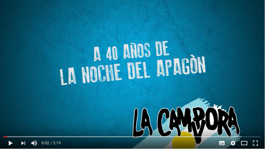 A 40 años de la Noche del Apagón
