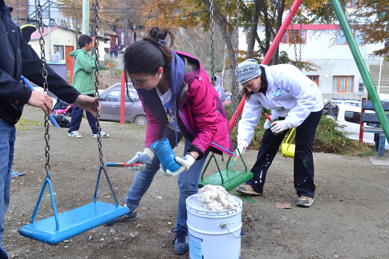 Por los barrios de Usuahia: arte, prevención y deportes