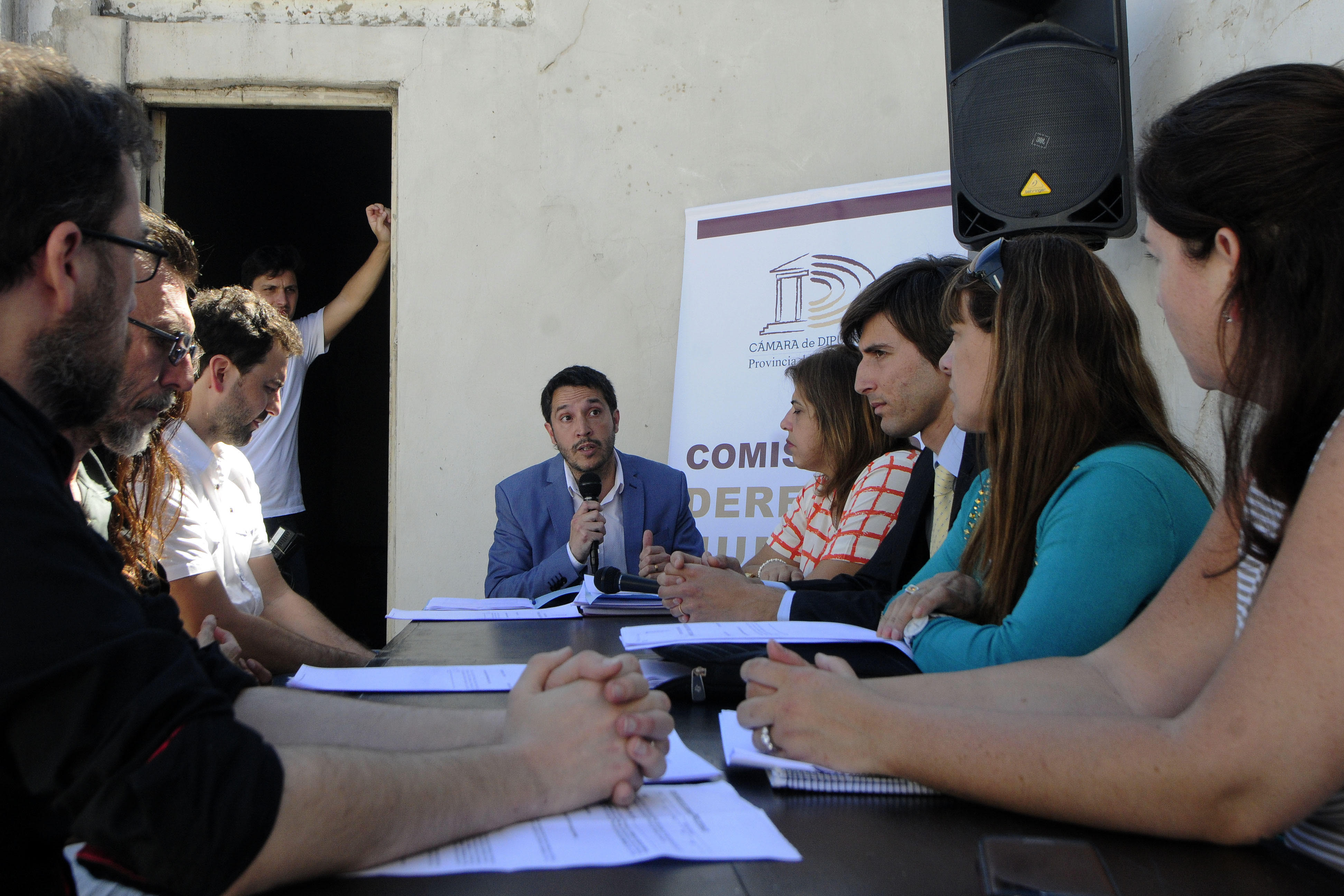 Funes: "Fue una actividad muy emotiva que sirvió para visibilizar el estado de este espacio para la memoria"