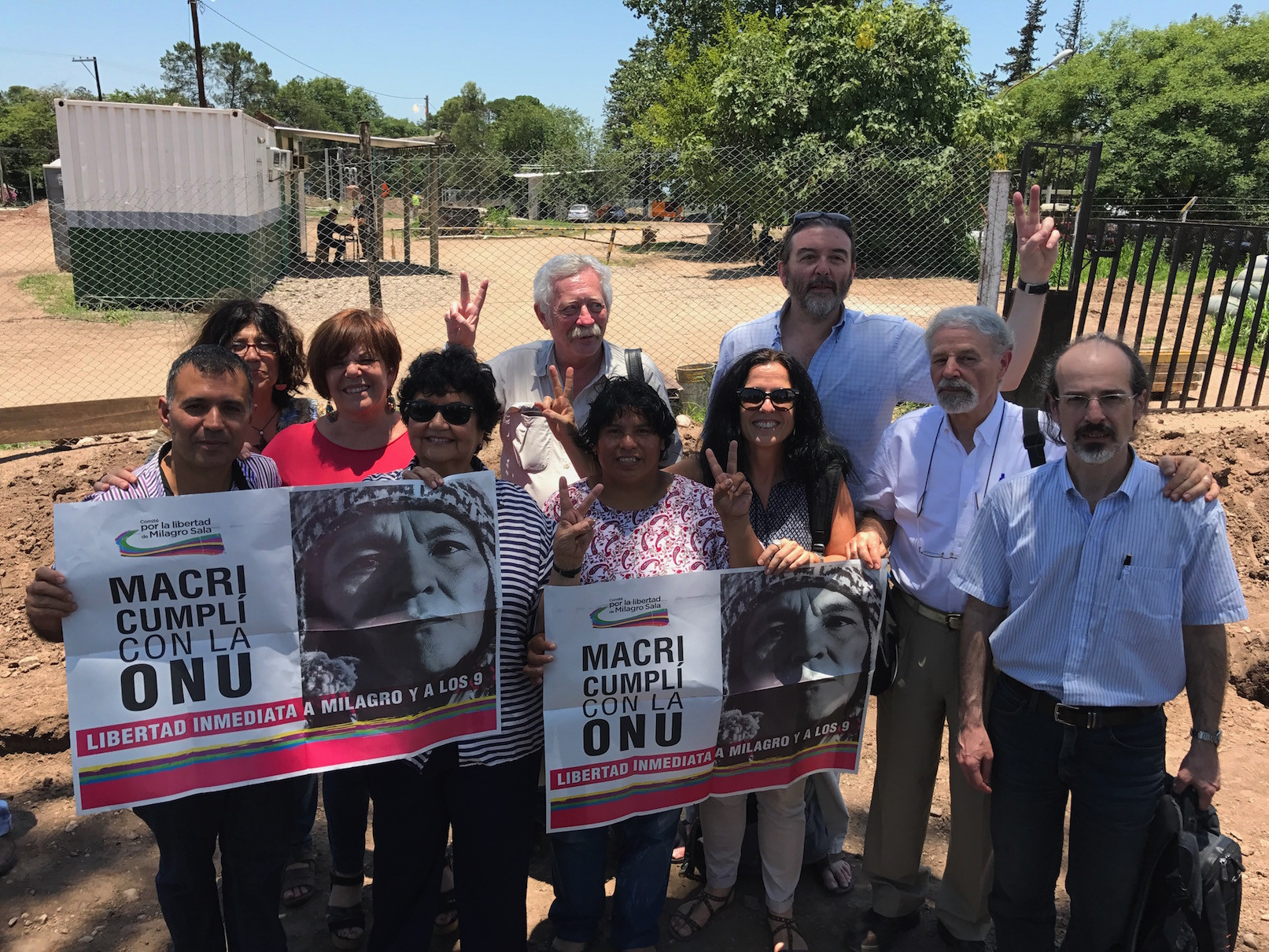 Cientí­ficos e investigadores visitaron a Milagro Sala