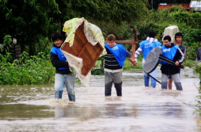Clorinda jornadas solidarias por las inundaciones