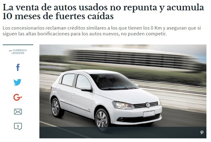 A Macri nadie le compra un auto usado