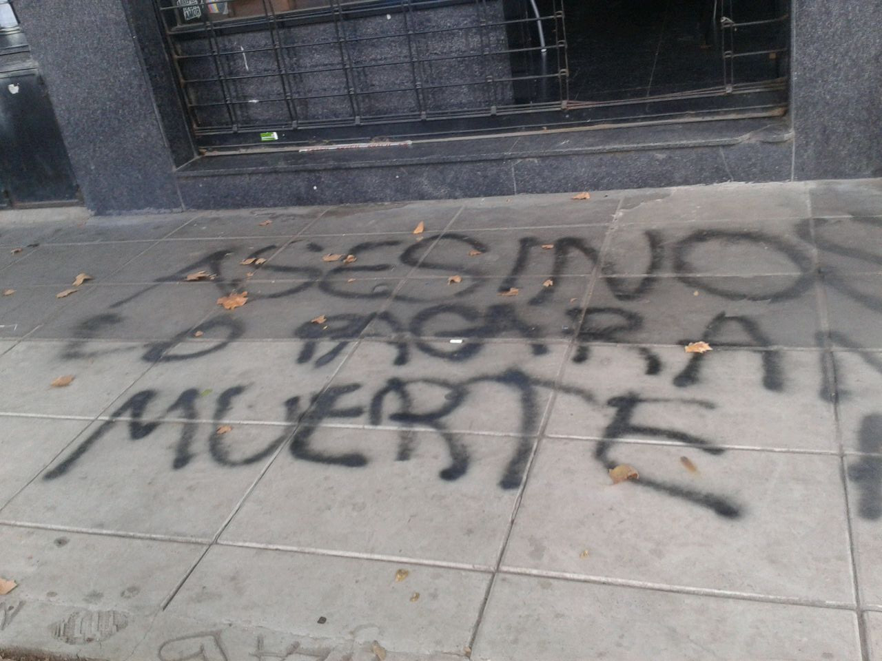 Pintada en Unidad Básica de Villa Mitre