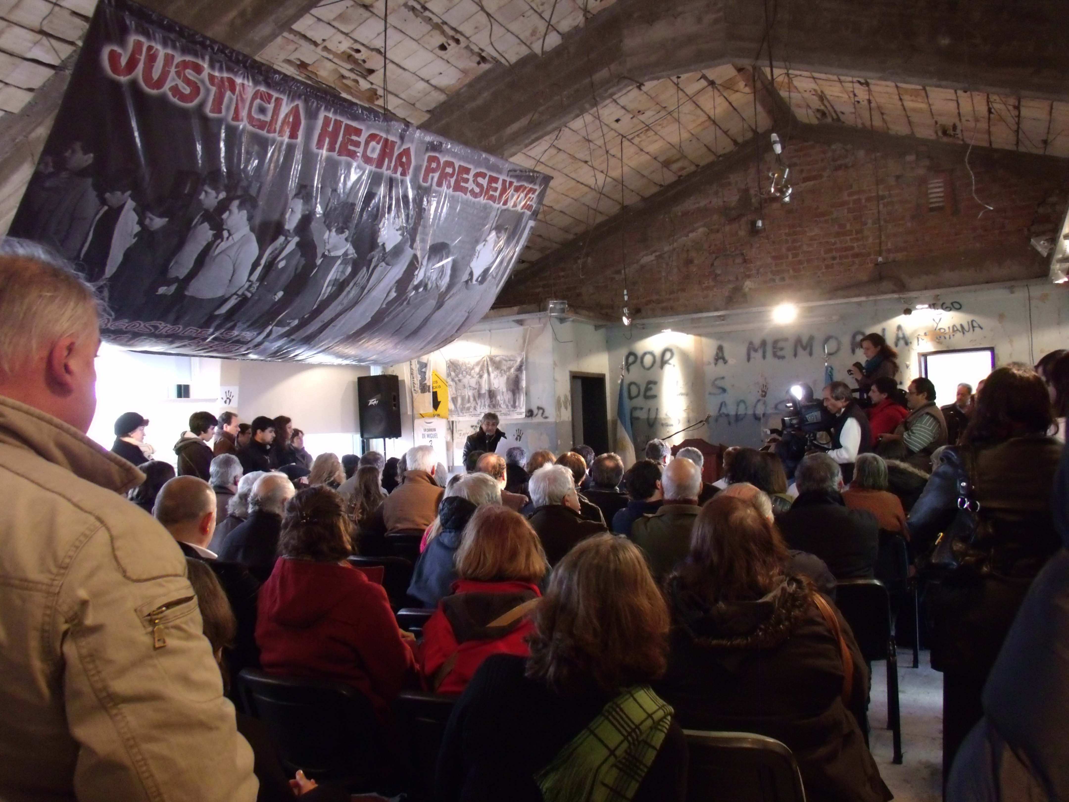 TRELEW: En el presente, de cara al futuro, comprendiendo el pasado