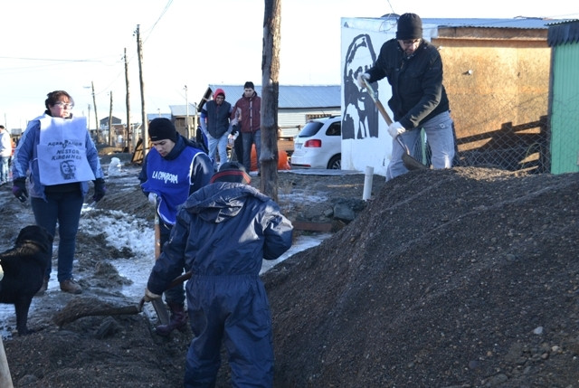 Jornadas solidarias en Barrios fueguinos 