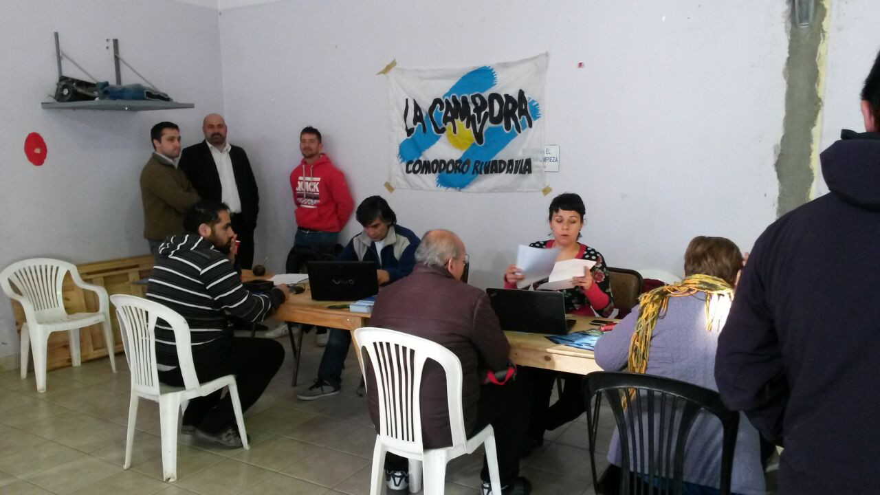 Militando los barrios de Chubut