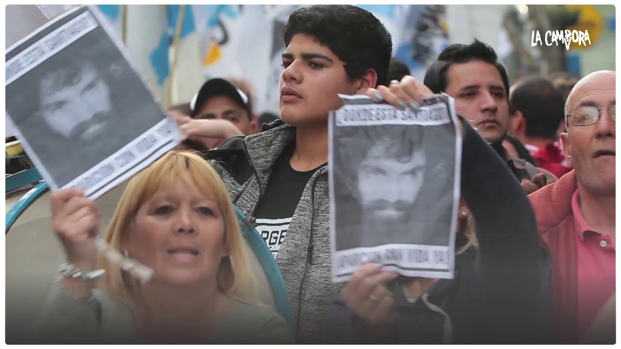 Multitudinaria marcha en reclamo por la aparición con vida de Santiago Maldonado