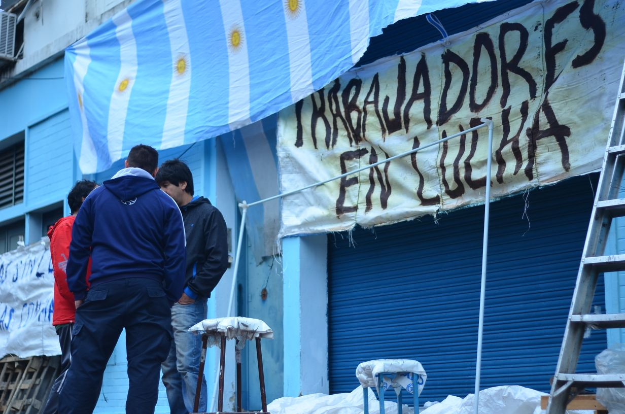 Los trabajadores de Oropel celebraron el 1 de mayo con una jornada de lucha