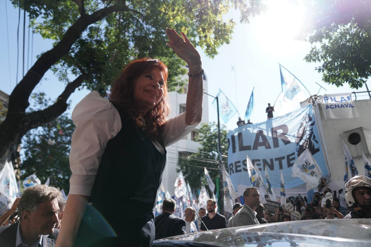 La declaración de Cristina en la farsa judicial “Cuadernos”.