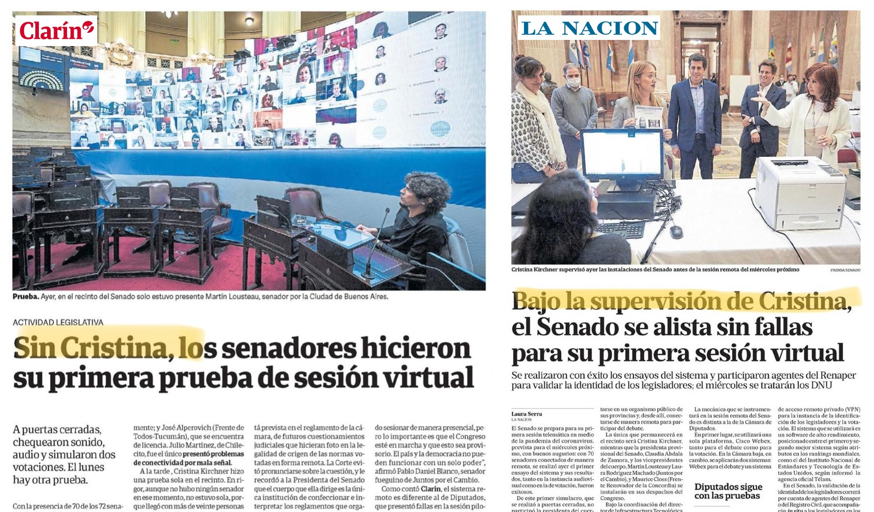 Ah pero en el Senado