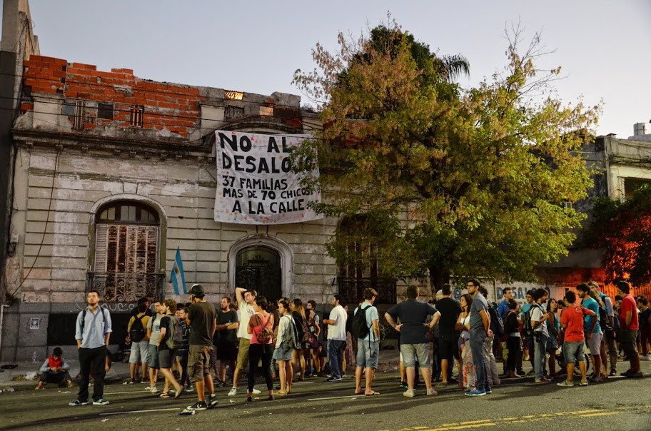 Militancia y organización contra el desalojo en la Ciudad