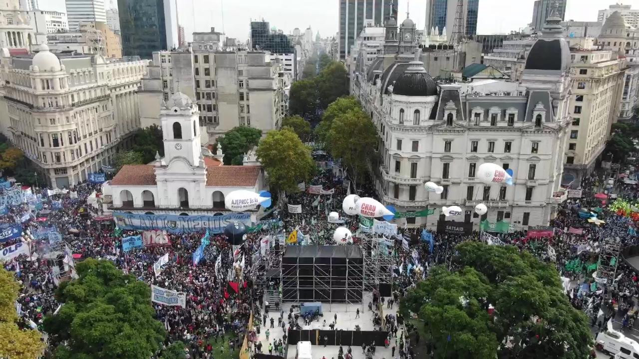 El paro nacional fue masivo y contundente