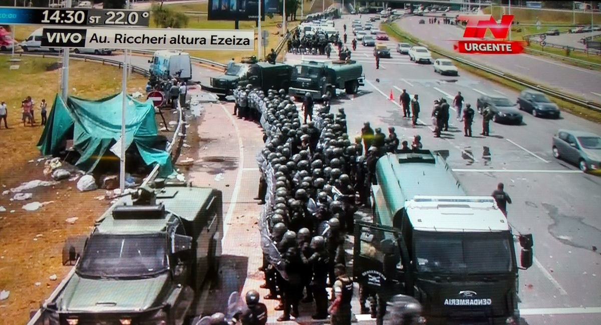 Protocolo de autogobierno policial y criminalización de la protesta