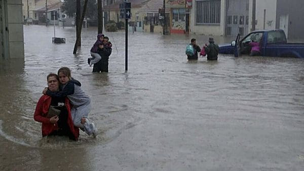 Comodoro Rivadavia, zona de desastre pero también de solidaridad