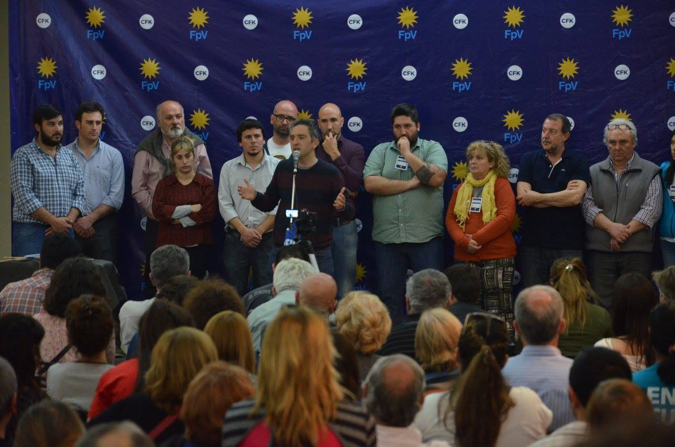 El Cuervo en Olavarrí­a: “La responsabilidad es nuestra, en cada uno de nosotros está la posibilidad de transformar la historiaˮ